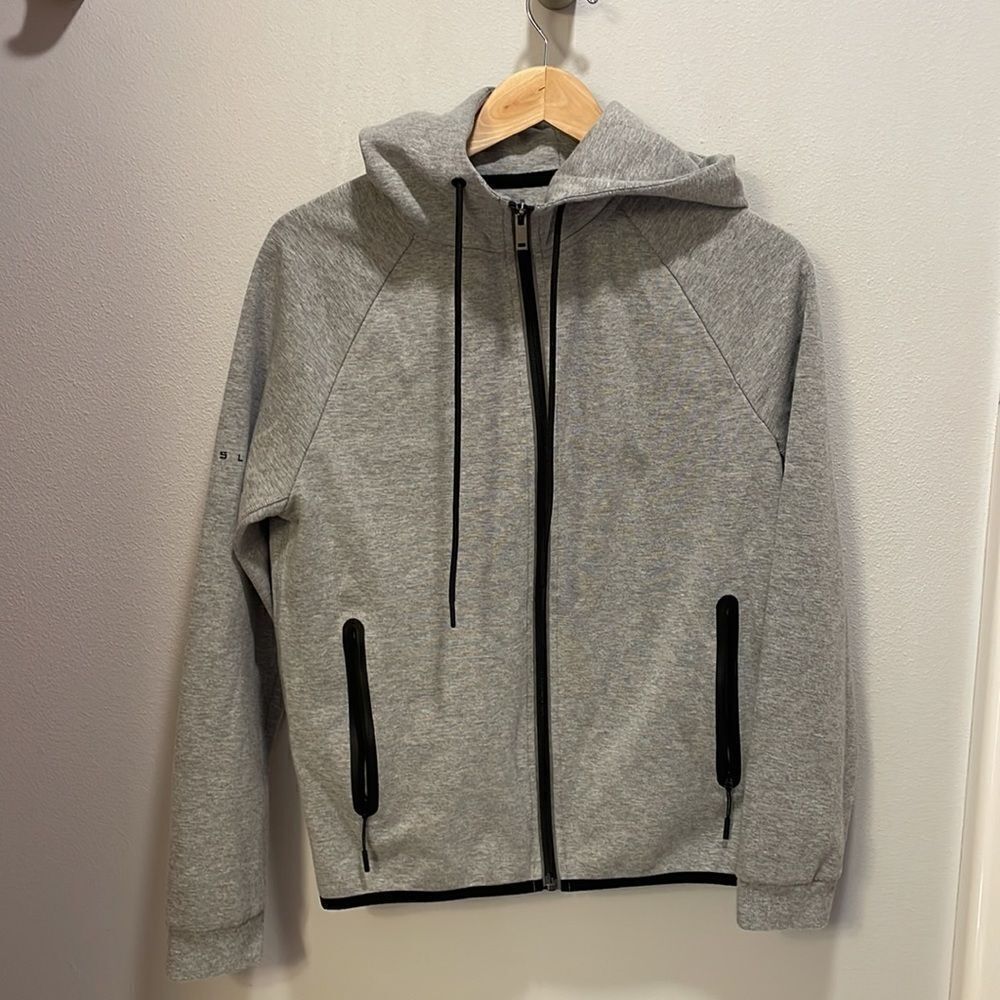Tesla Woman’s grey zip up sweatshirt - Picture 2 of 15